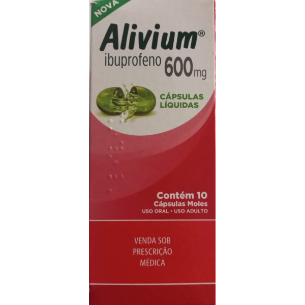 Alivium - 600mg Com 10 Capsulas Gelatinosas